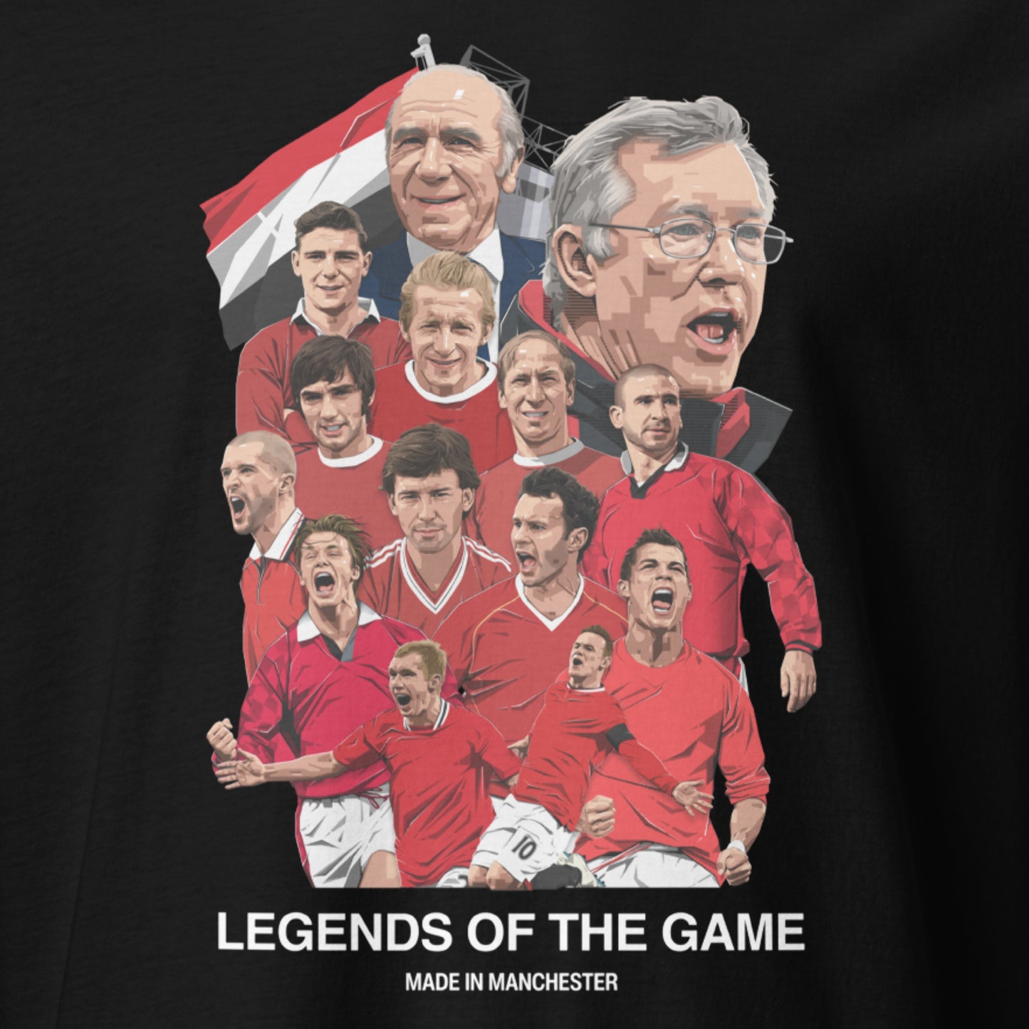 Man United Legends Of The Game T-Shirt