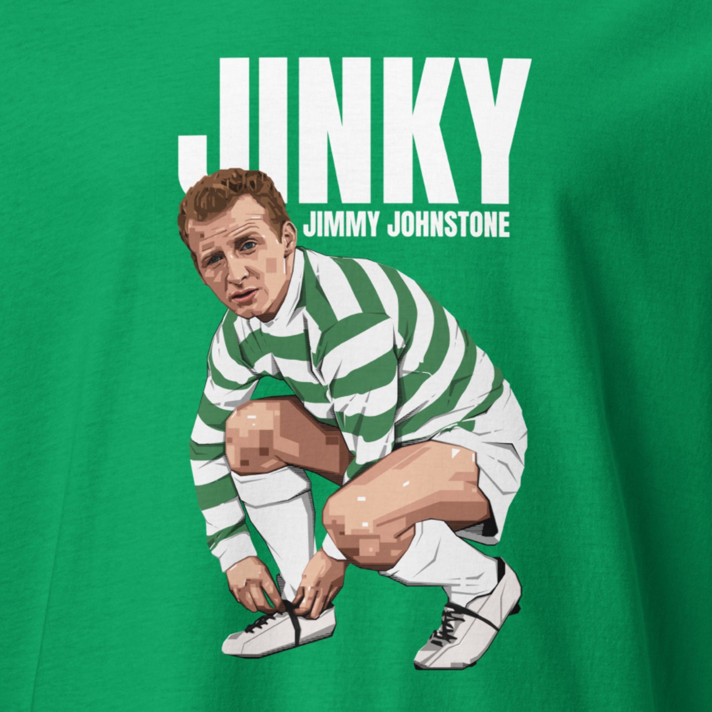 'Jinky' Jimmy Johnstone Celtic T-Shirt