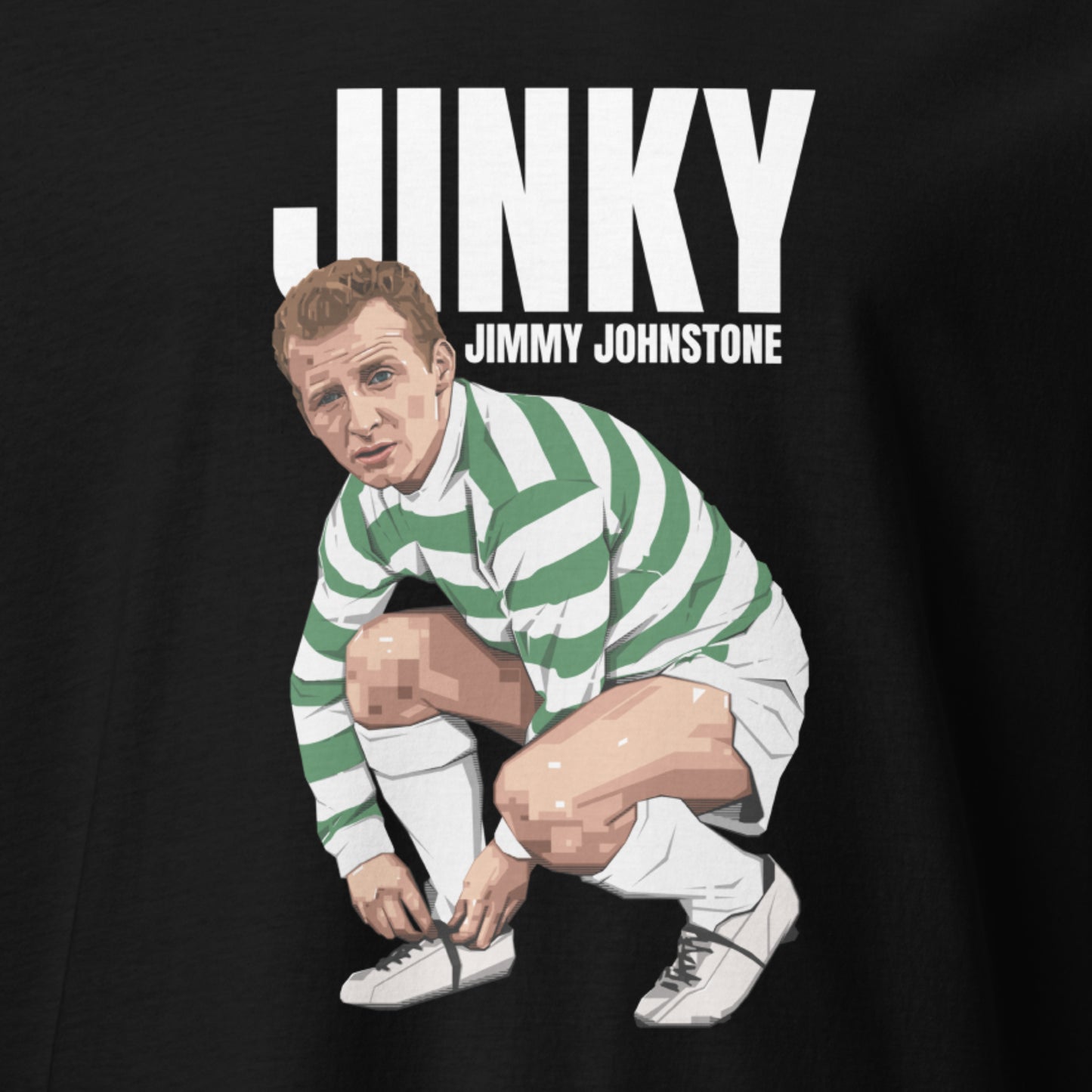 'Jinky' Jimmy Johnstone Celtic T-Shirt