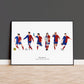 Barcelona Treble Winners 08/09 Print
