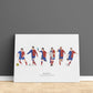 Barcelona Treble Winners 08/09 Print
