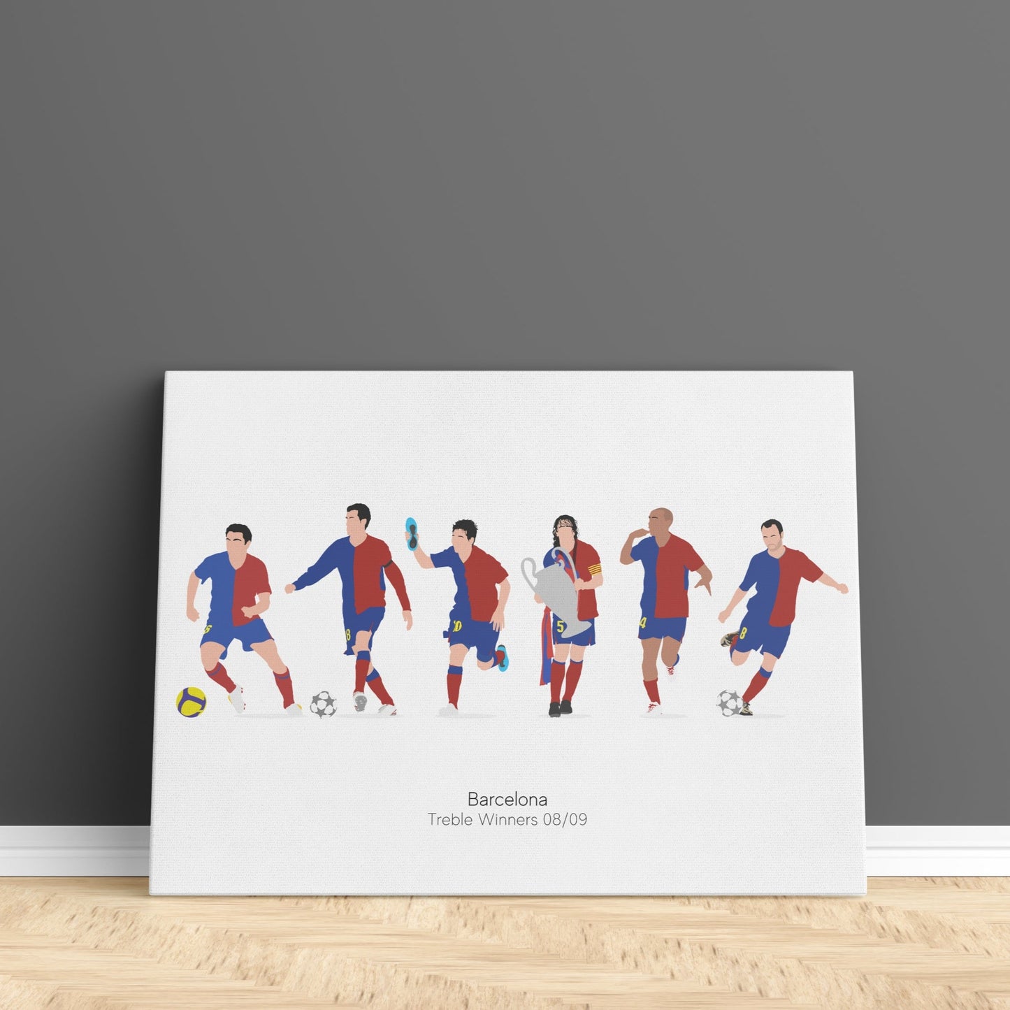Barcelona Treble Winners 08/09 Print