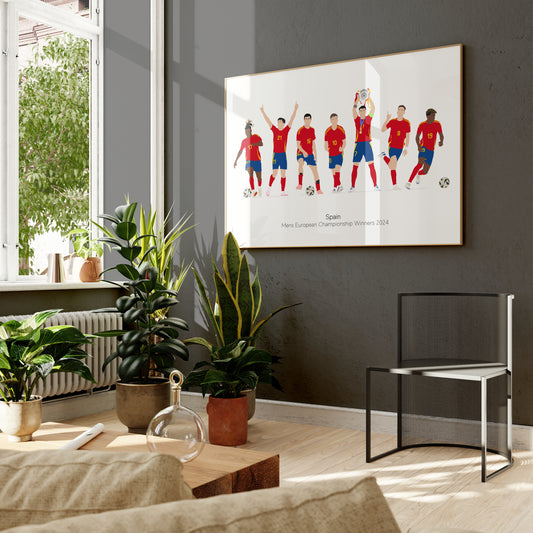 Spain Euro Champions 2024 Print