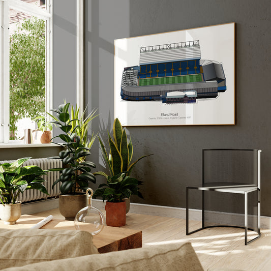 Elland Road Stadium Print