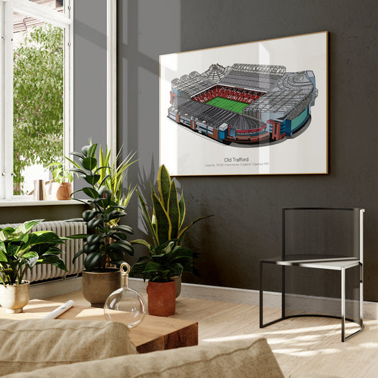 Old Trafford Stadium Print