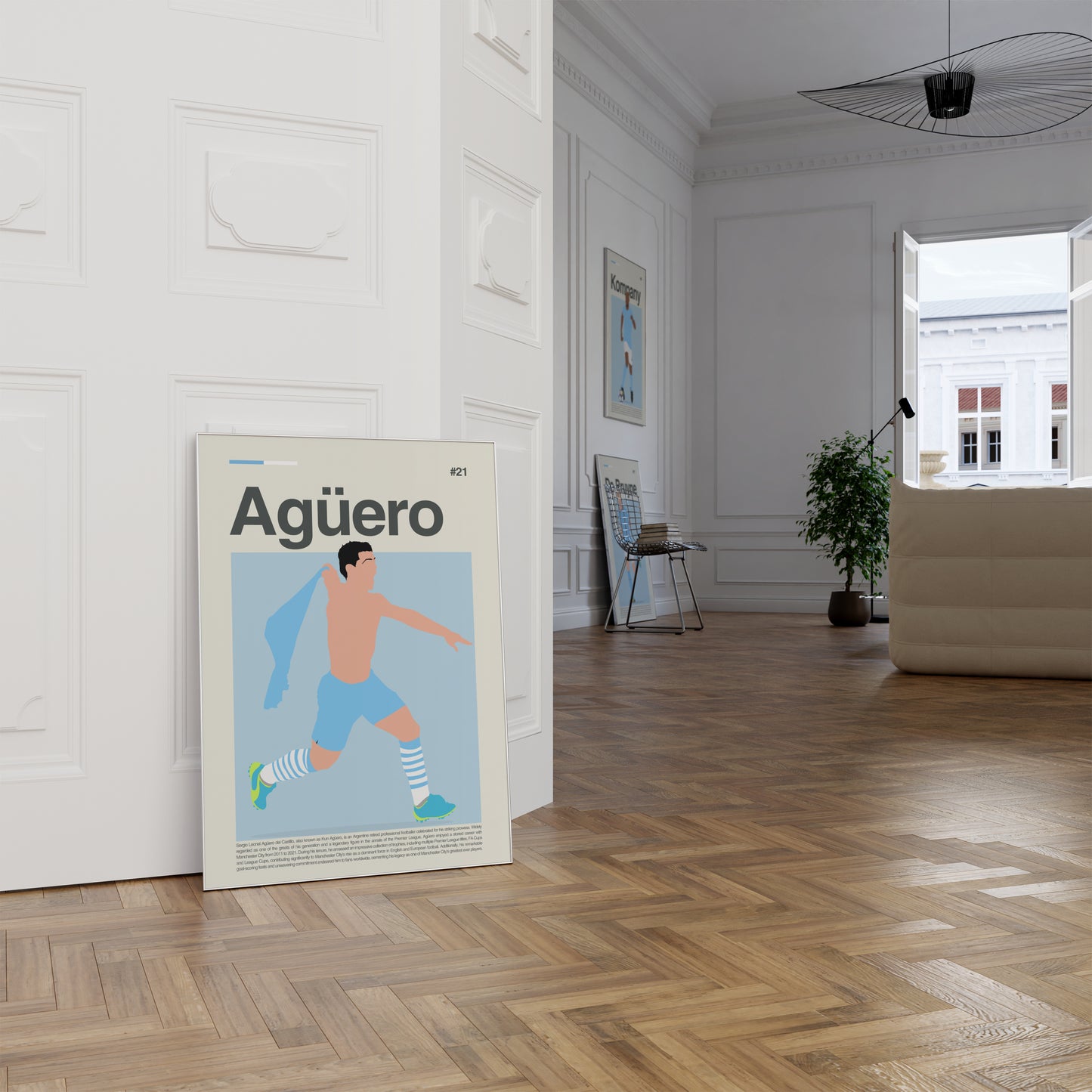 Sergio Agüero Man City Print