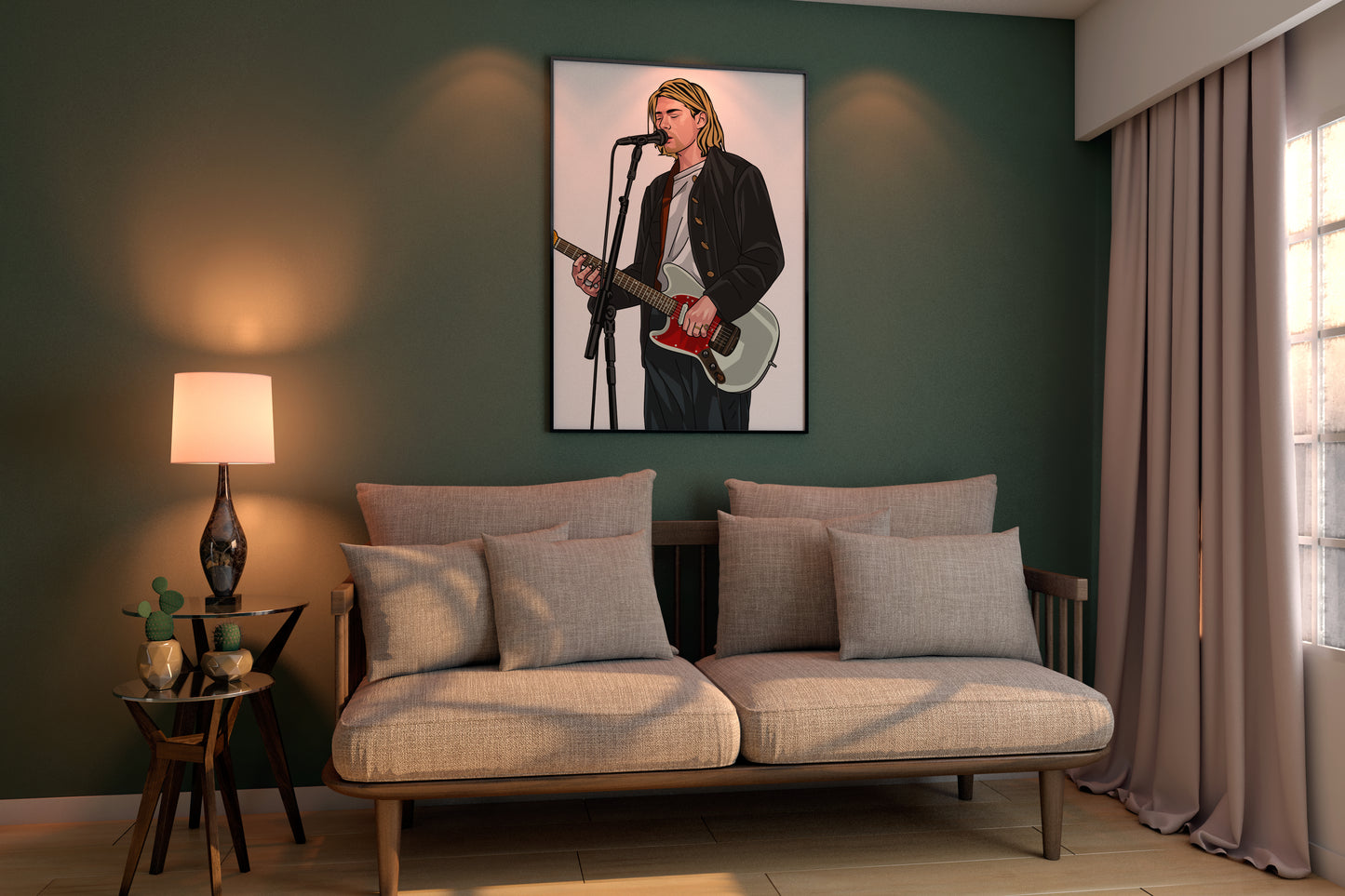 Kurt Cobain Nirvana Print