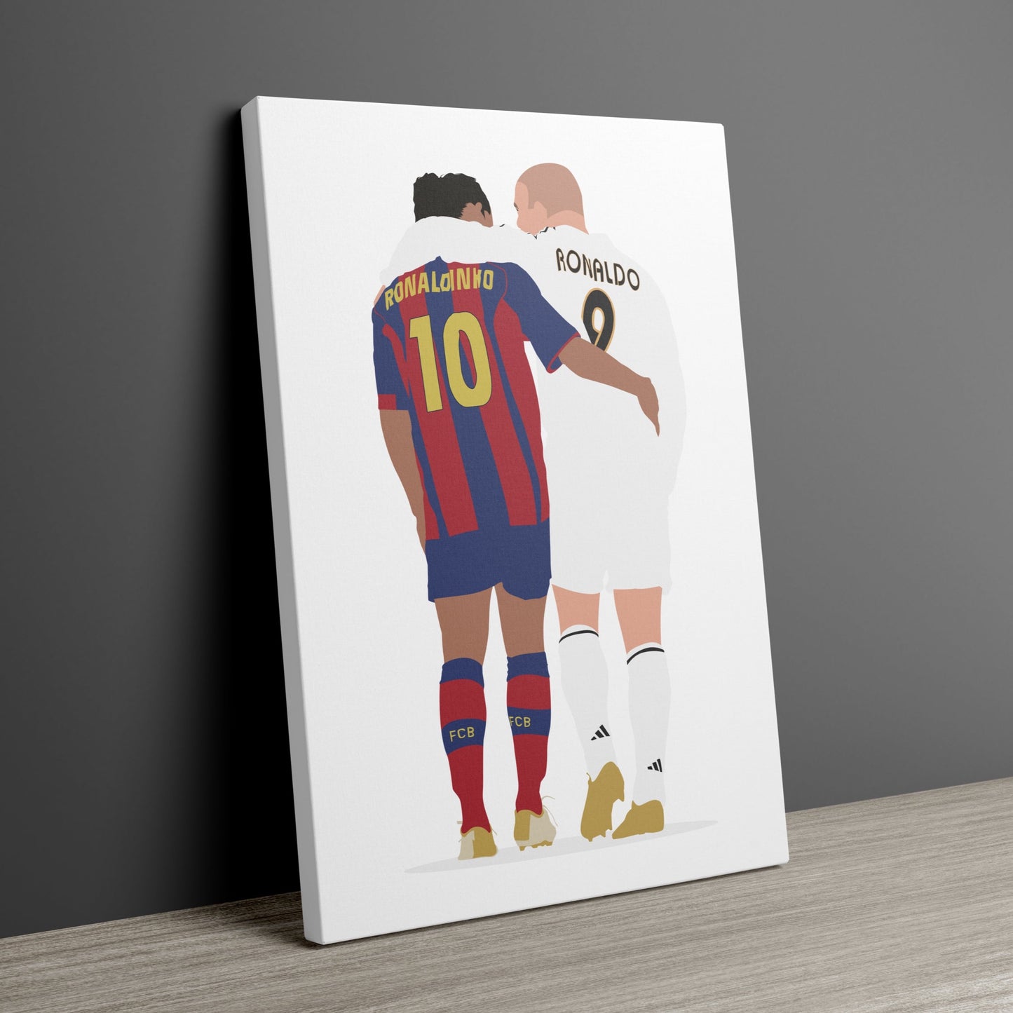 Ronaldinho and R9 Print