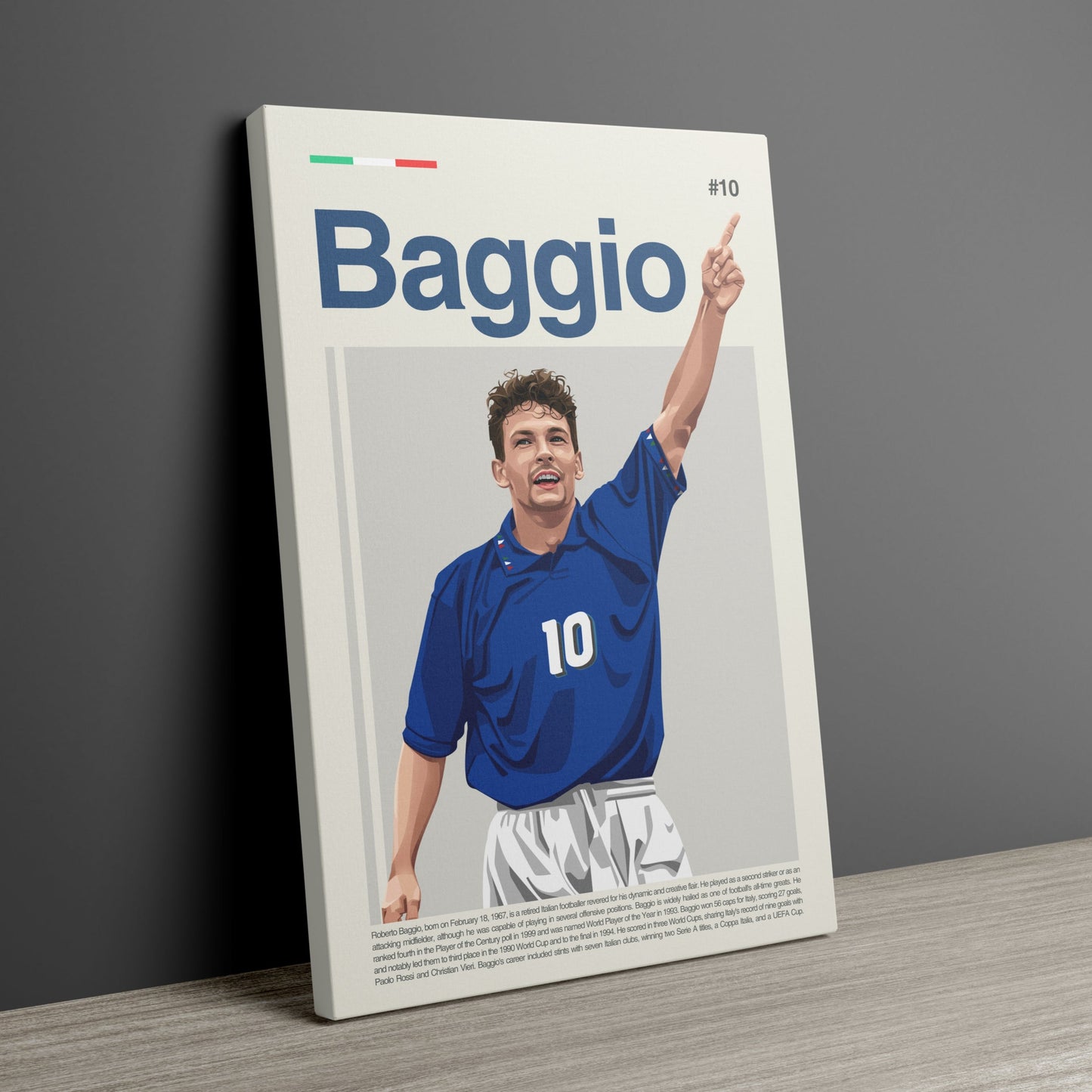 Roberto Baggio Italy Print