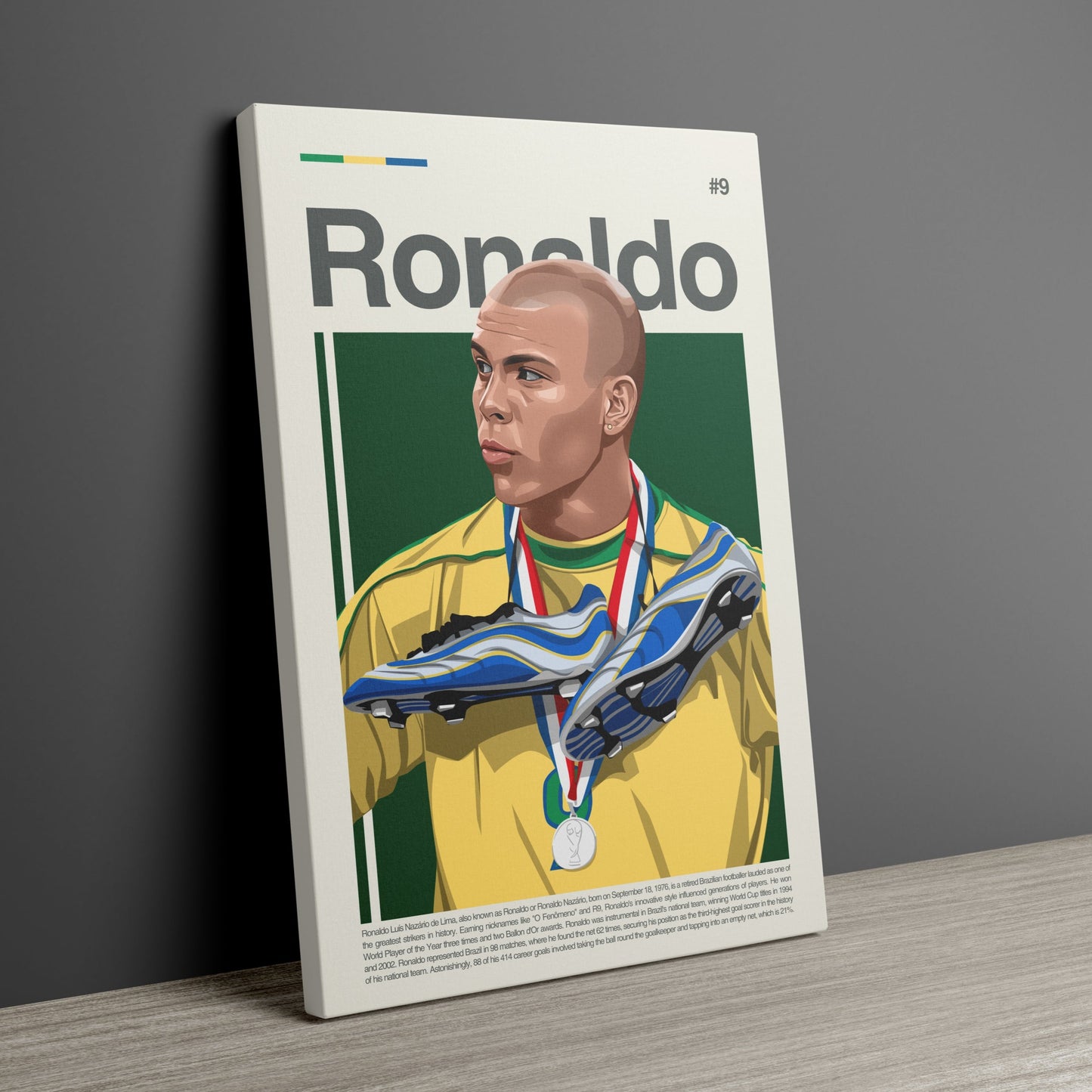 Ronaldo R9 Brazil Print
