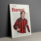 Franchino Baresi Milan Print