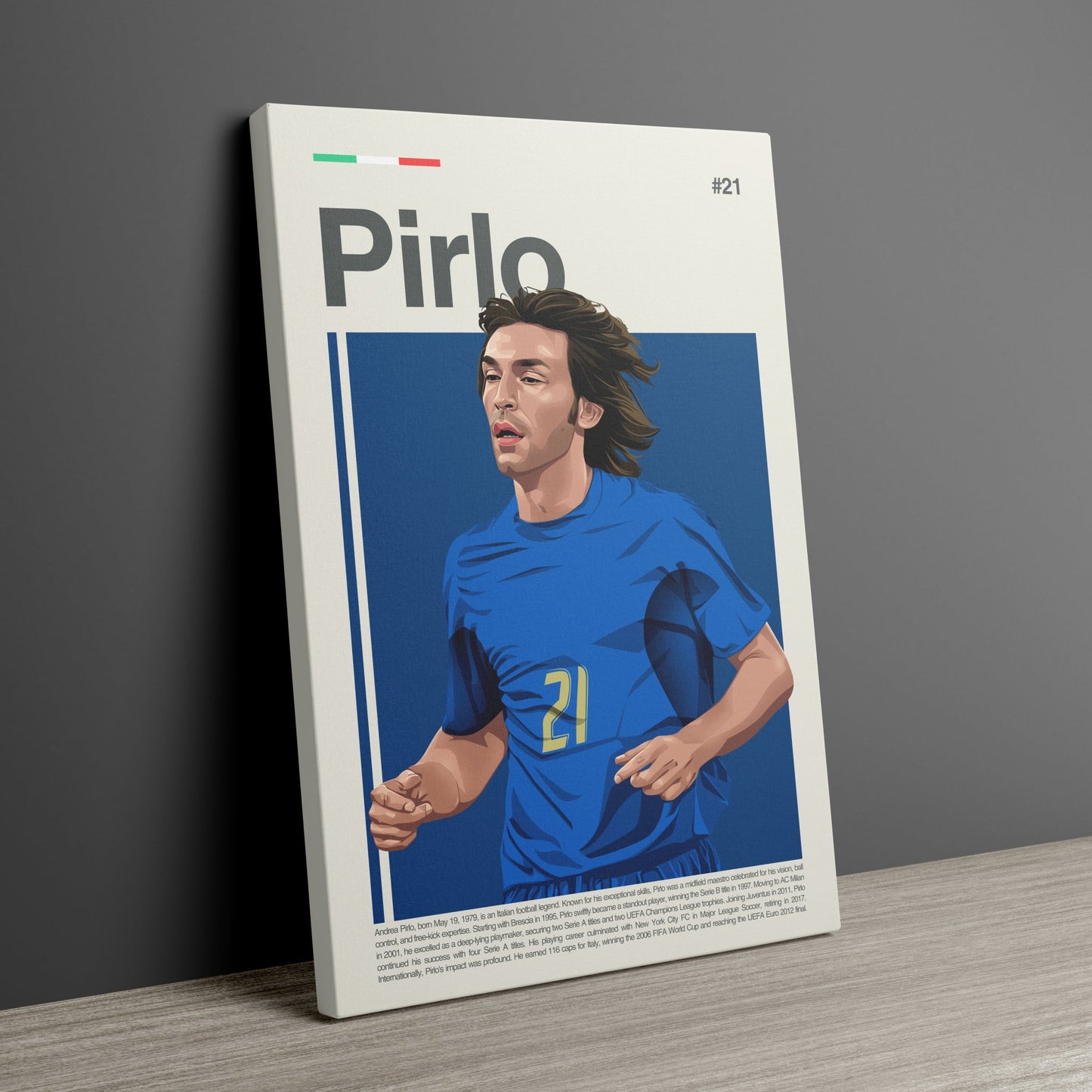 Andrea Pirlo Italy Print