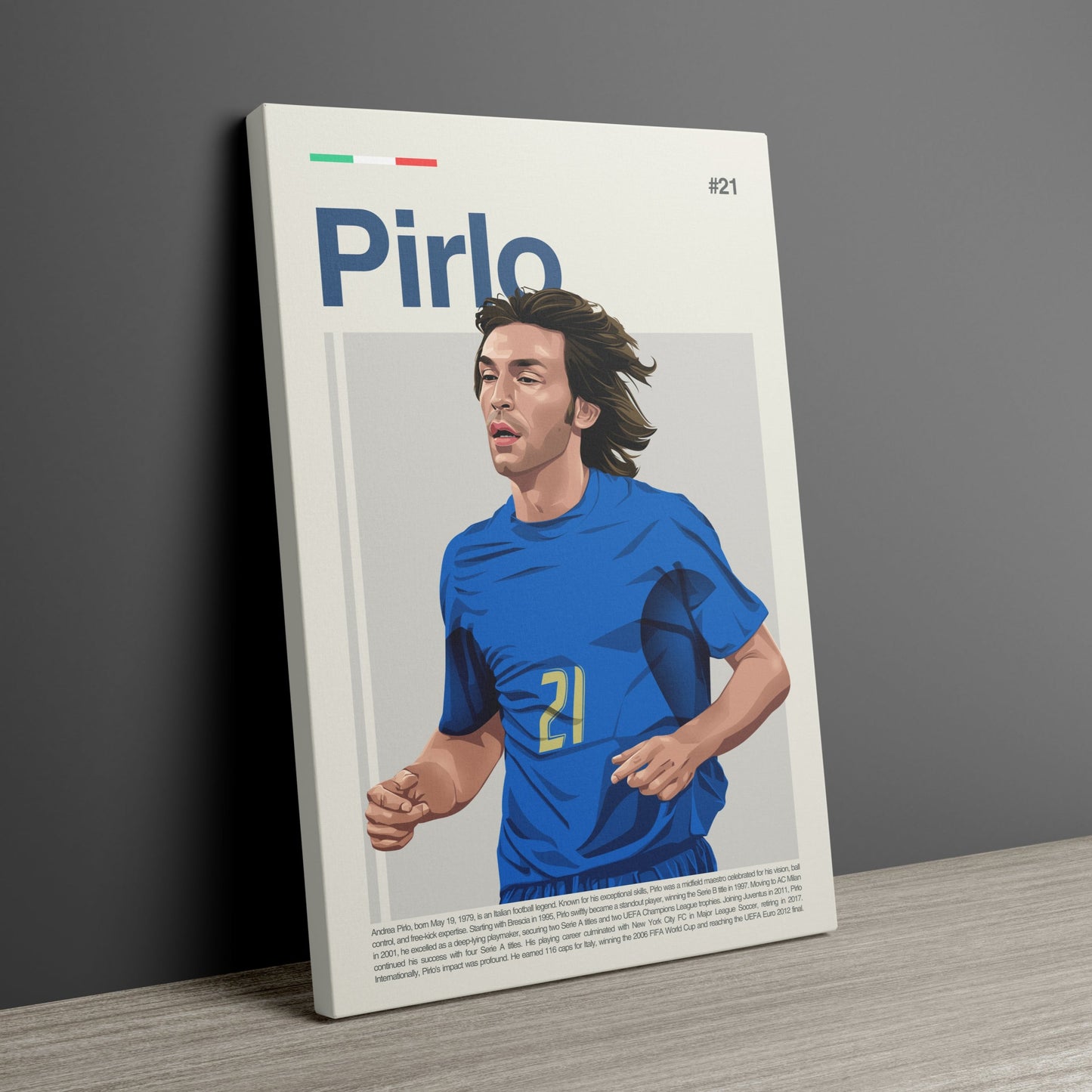 Andrea Pirlo Italy Print