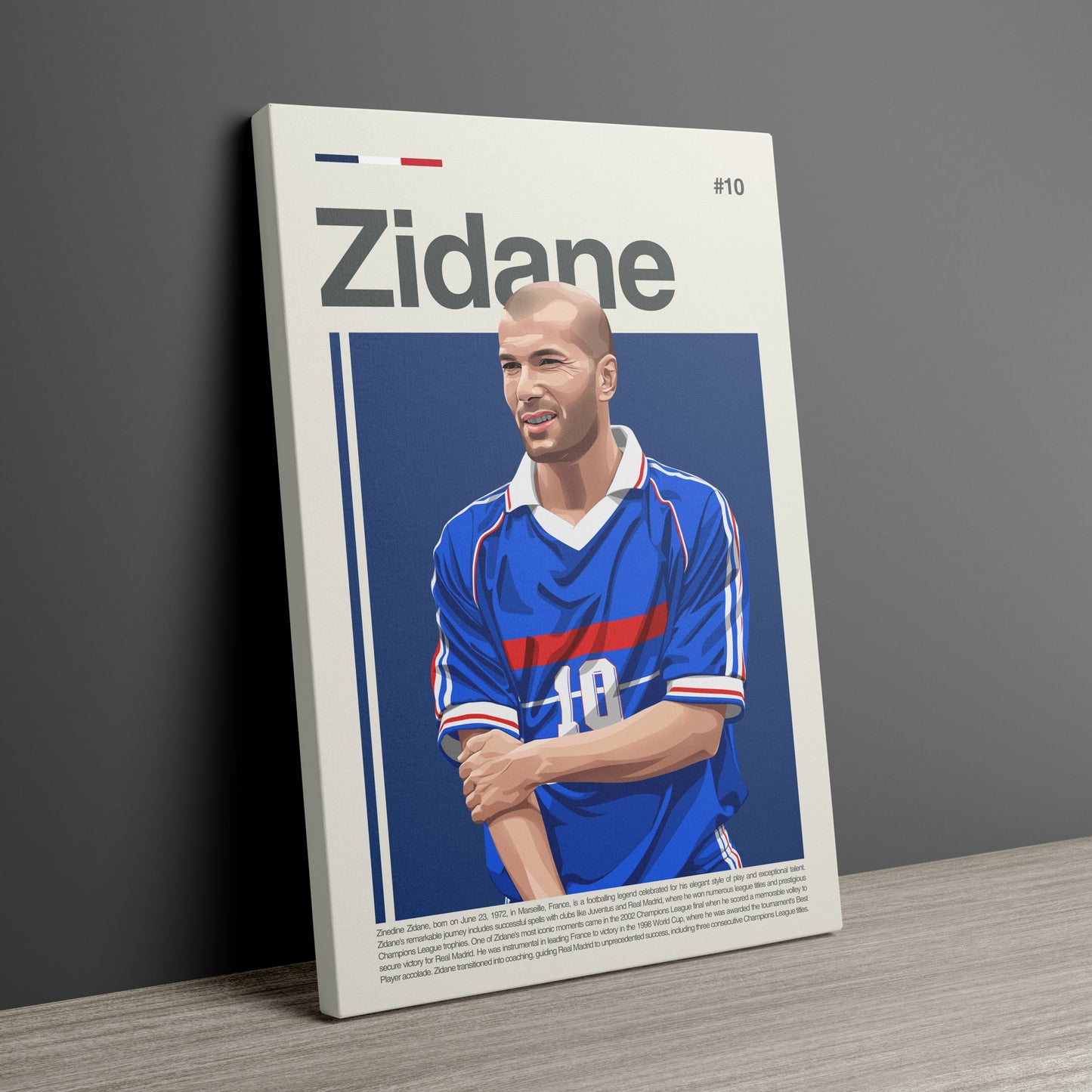 Zinedine Zidane France Print