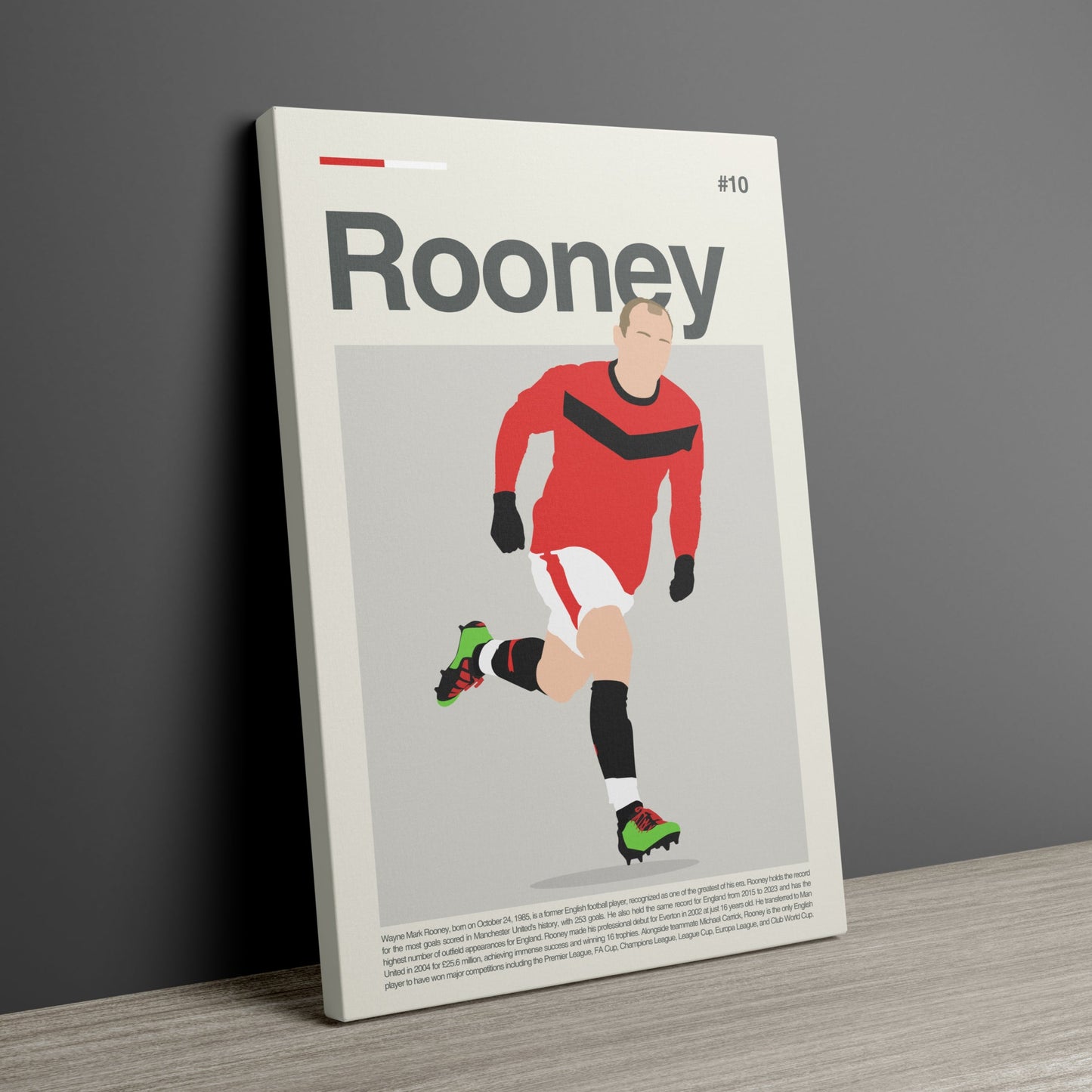 Wayne Rooney Man United Print