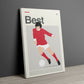 George Best Man United Print