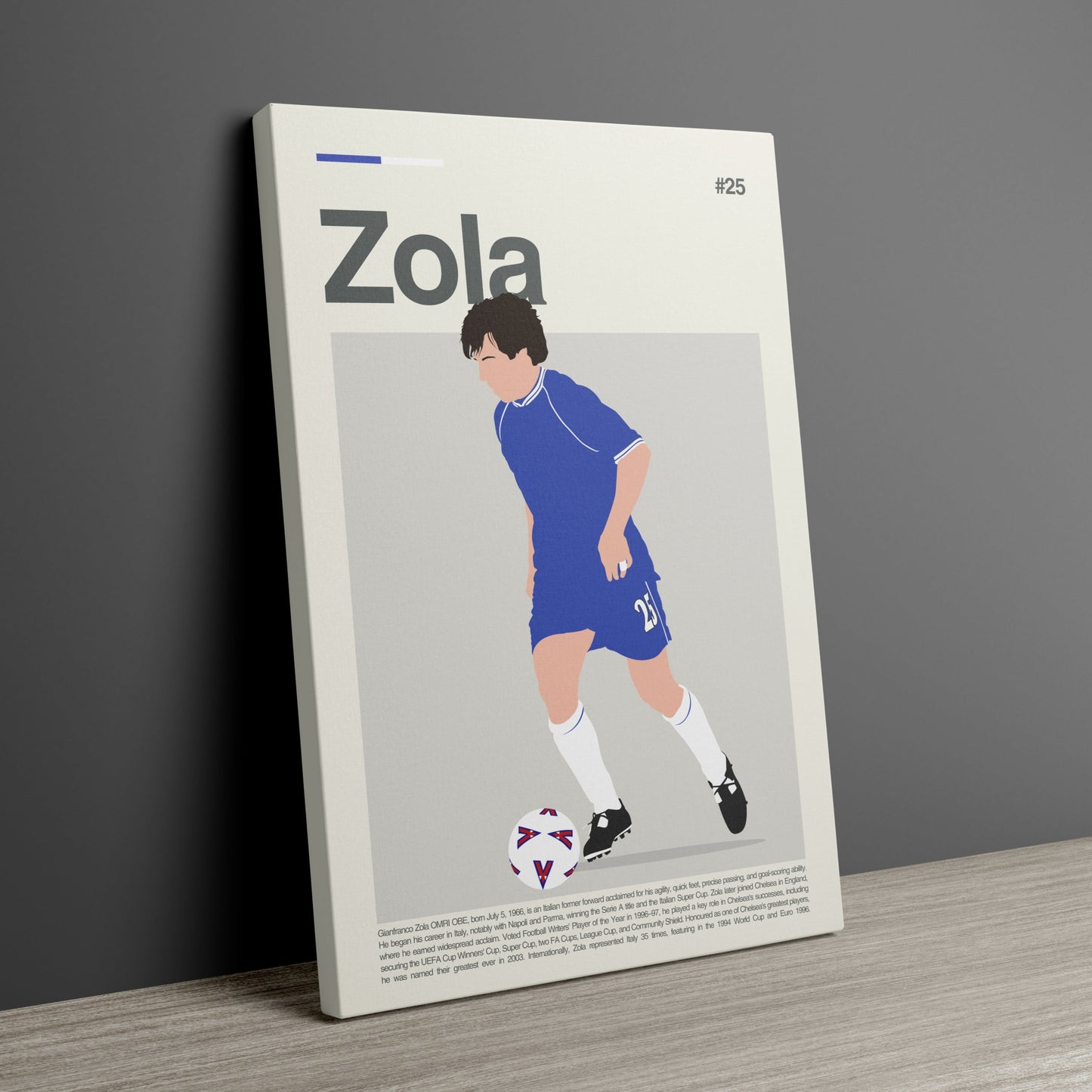 Gianfranco Zola Chelsea Print