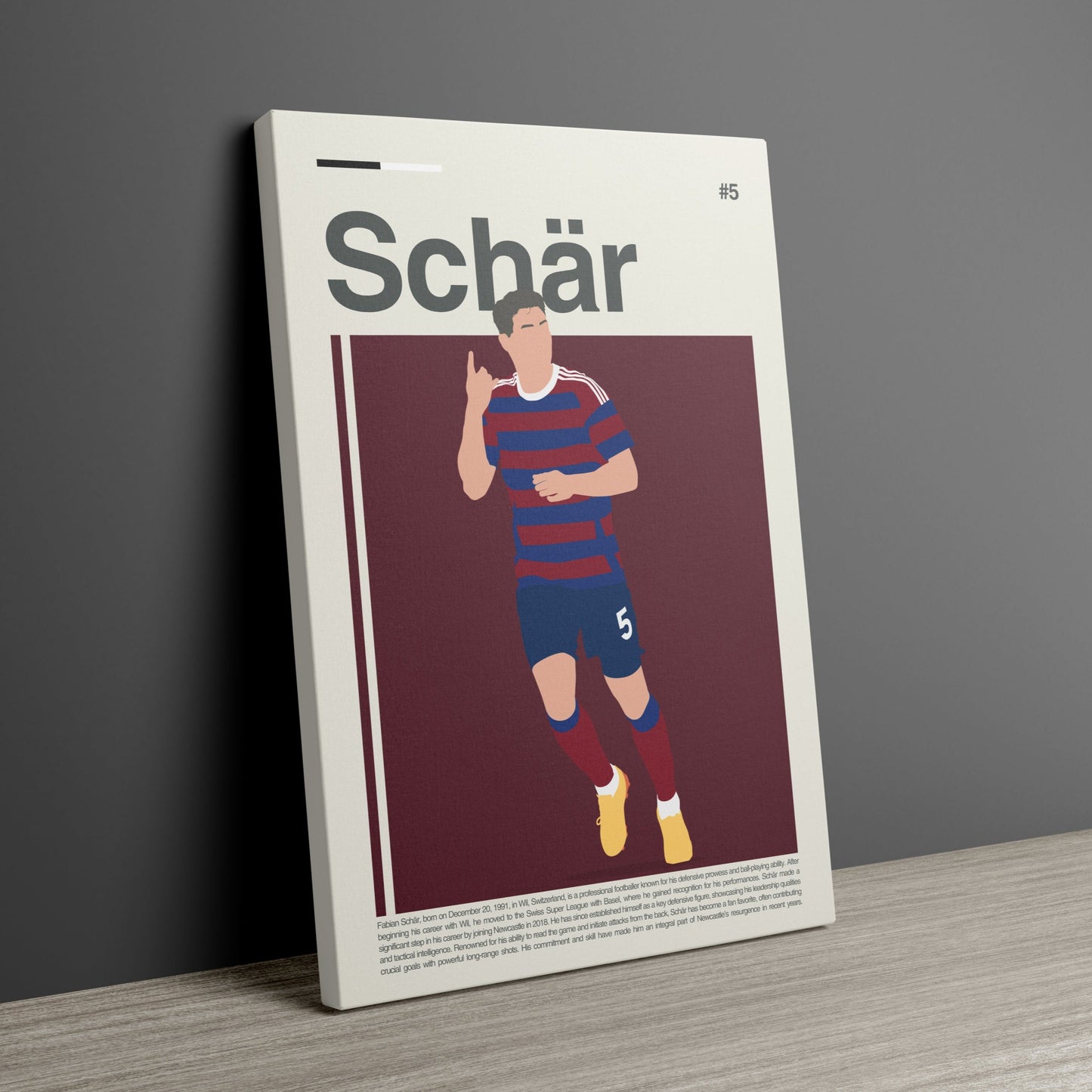 Fabian Schär Newcastle Print