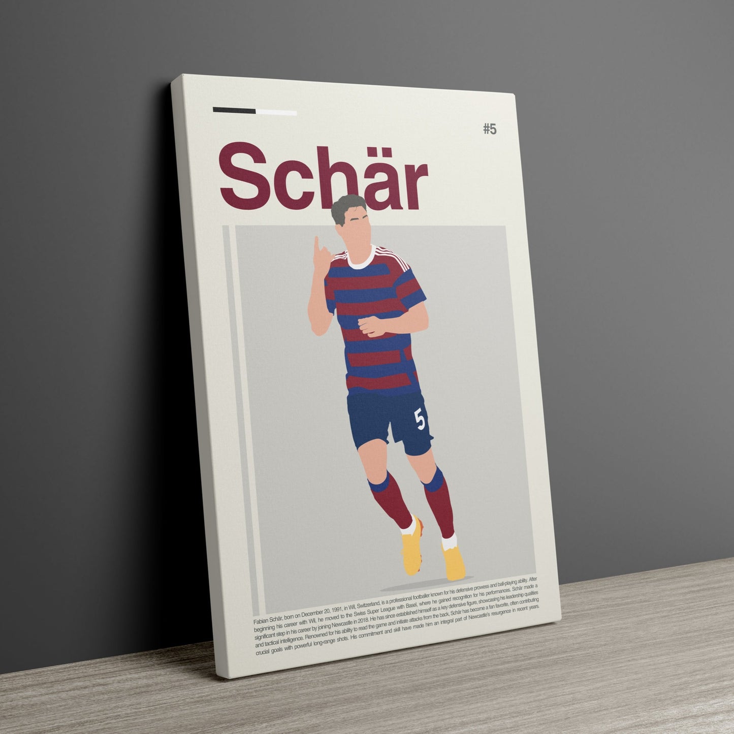 Fabian Schär Newcastle Print