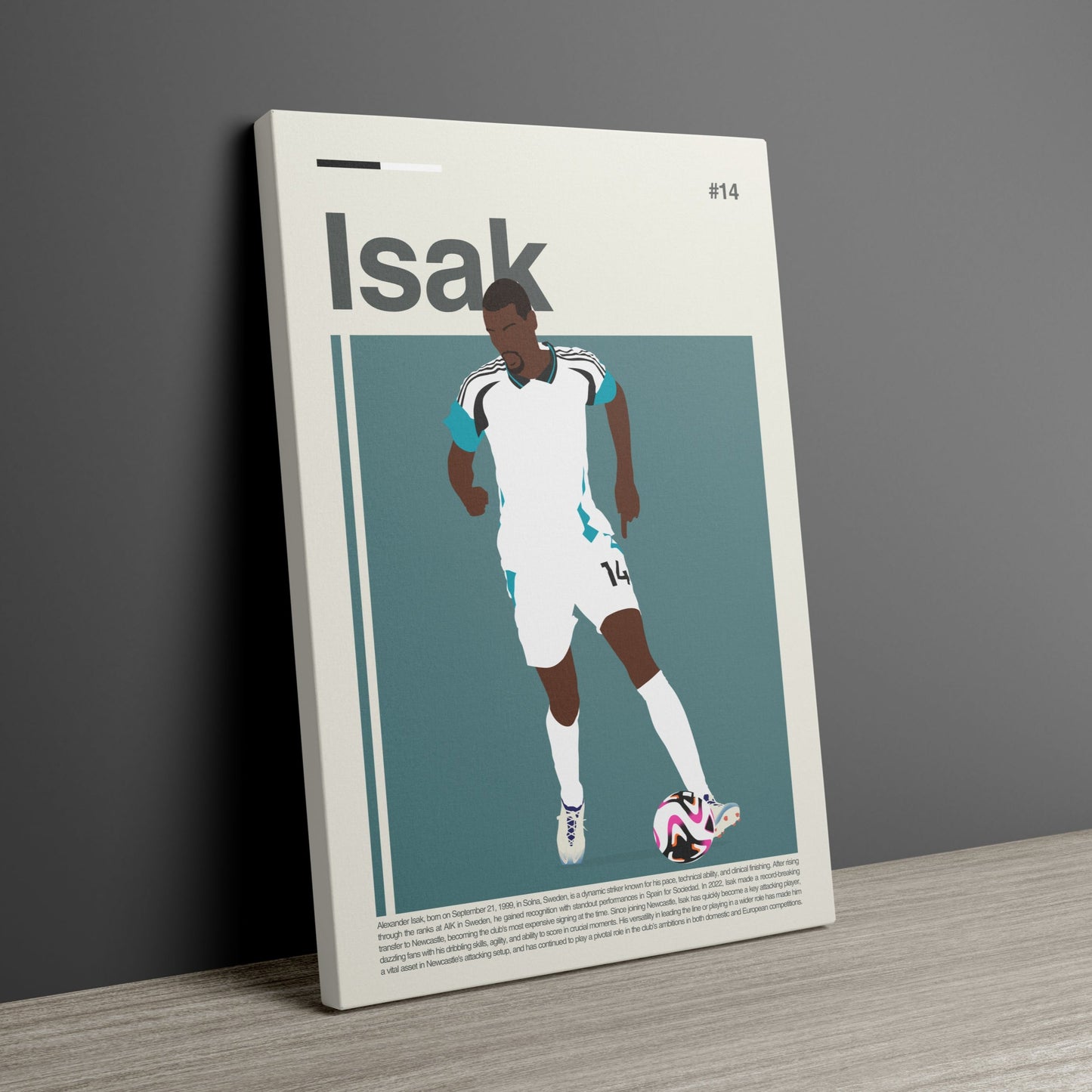 Alexander Isak Newcastle Print