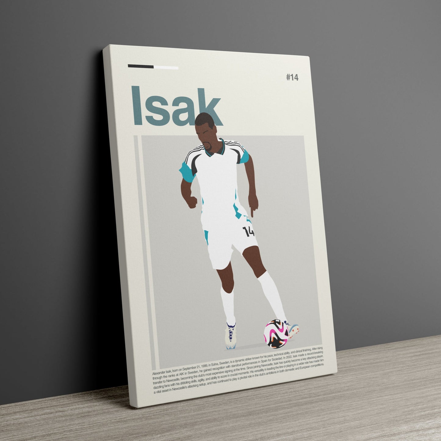 Alexander Isak Newcastle Print