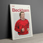 David Beckham Man United Print