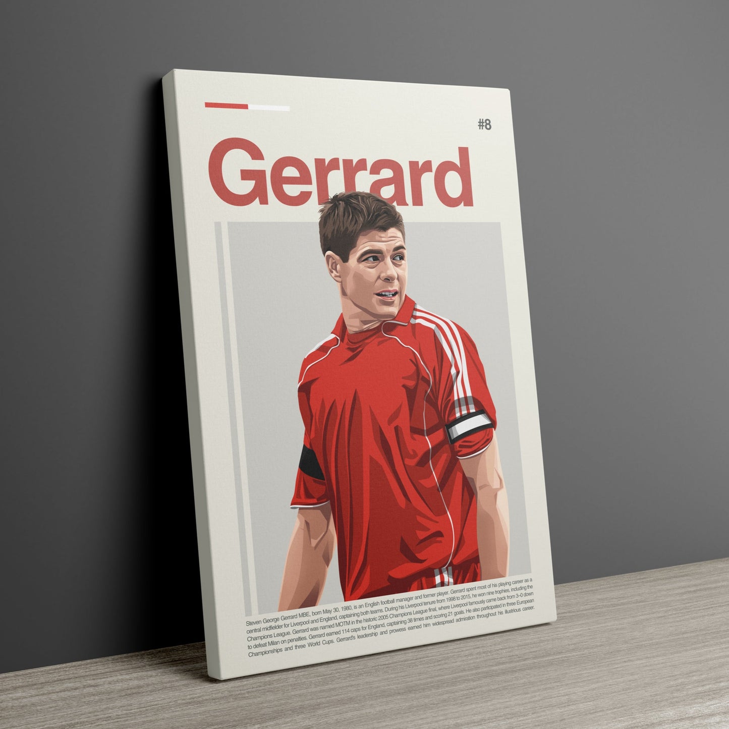 Steven Gerrard Liverpool Print