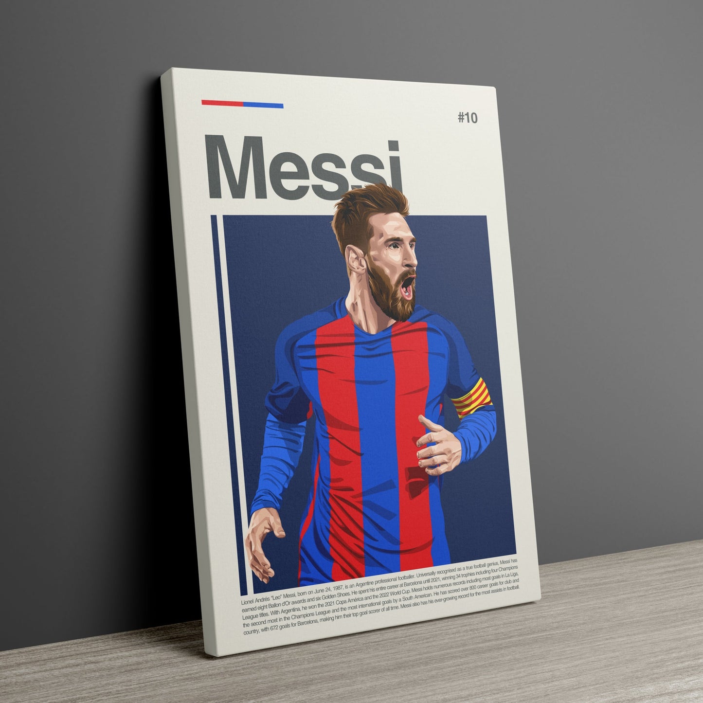 Lionel Messi Barcelona Print