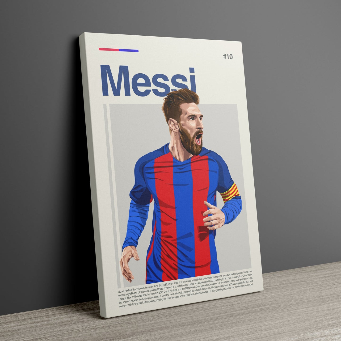 Lionel Messi Barcelona Print