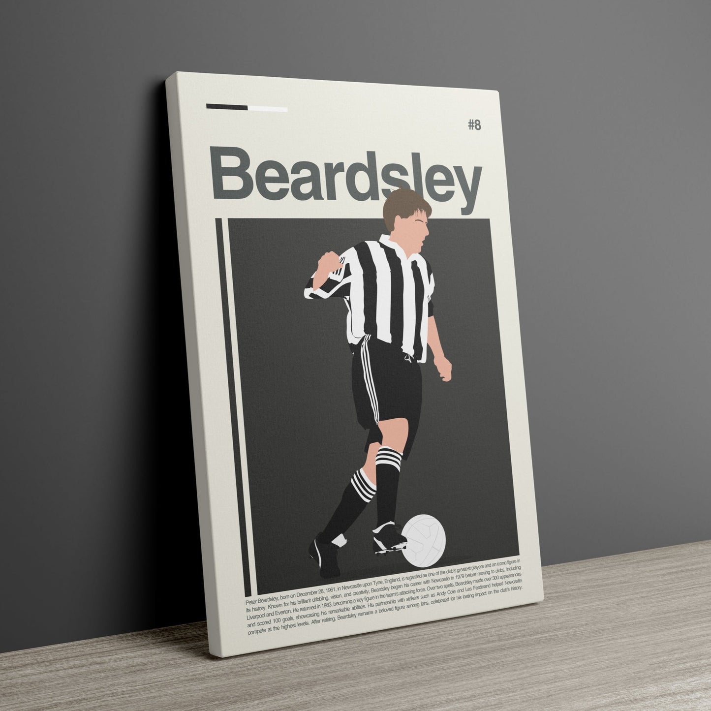 Peter Beardsley Newcastle Print