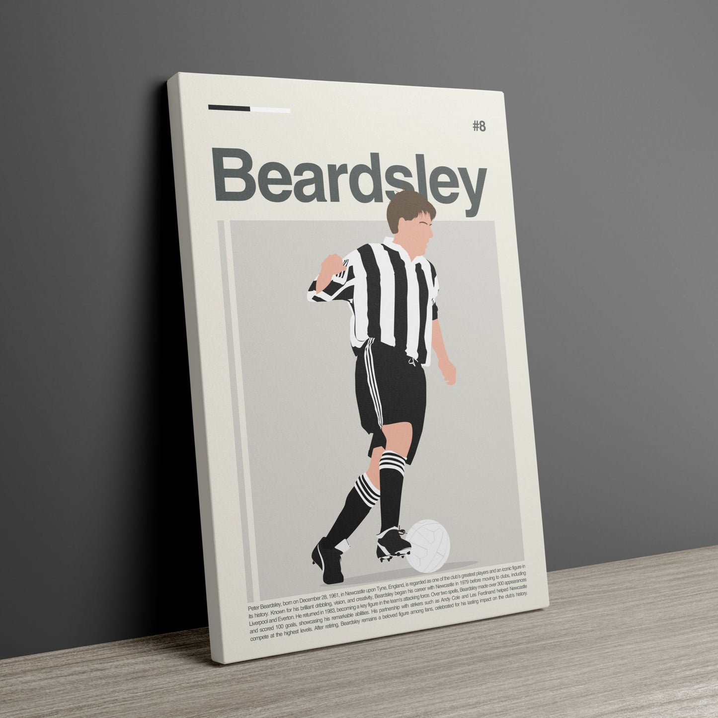 Peter Beardsley Newcastle Print