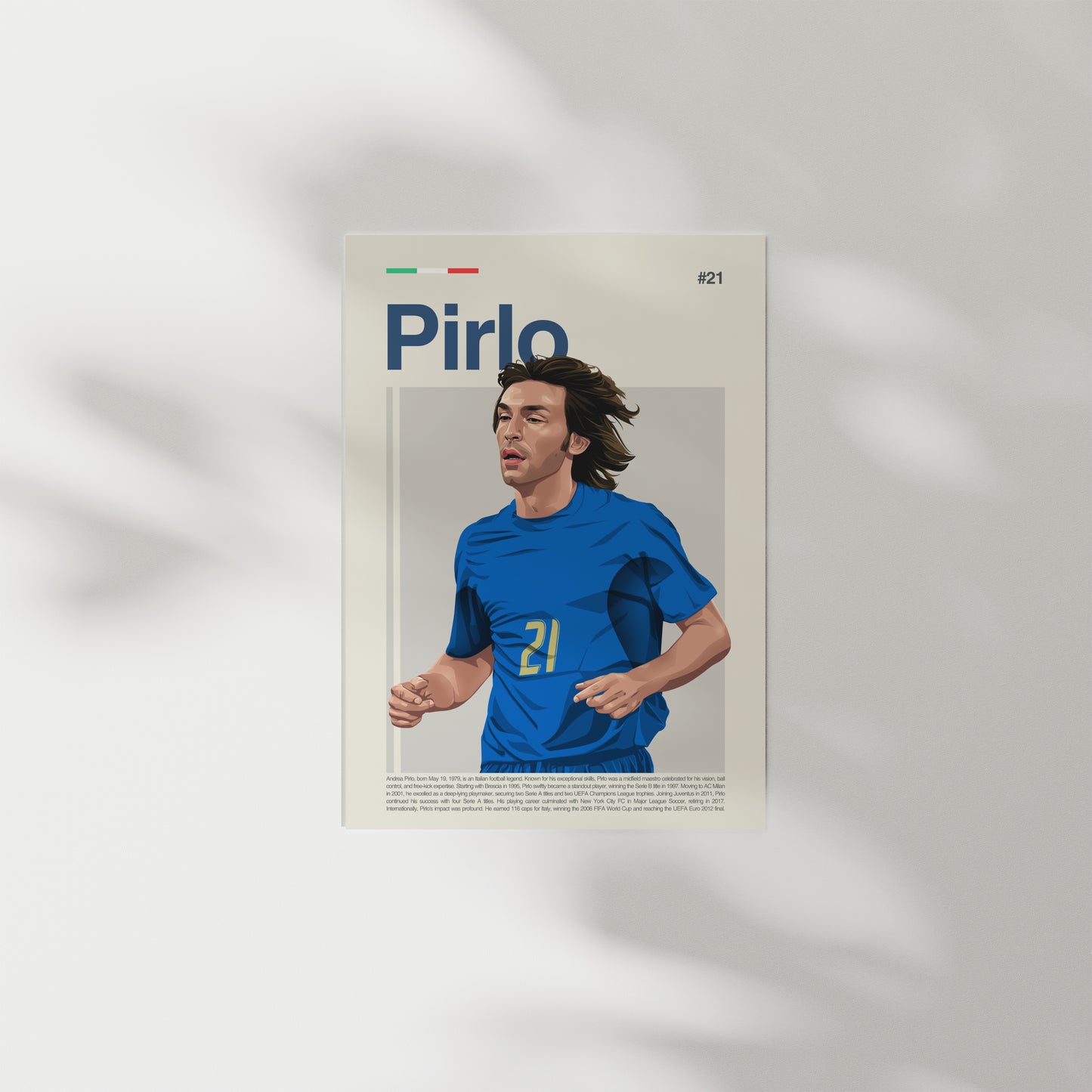 Andrea Pirlo Italy Print