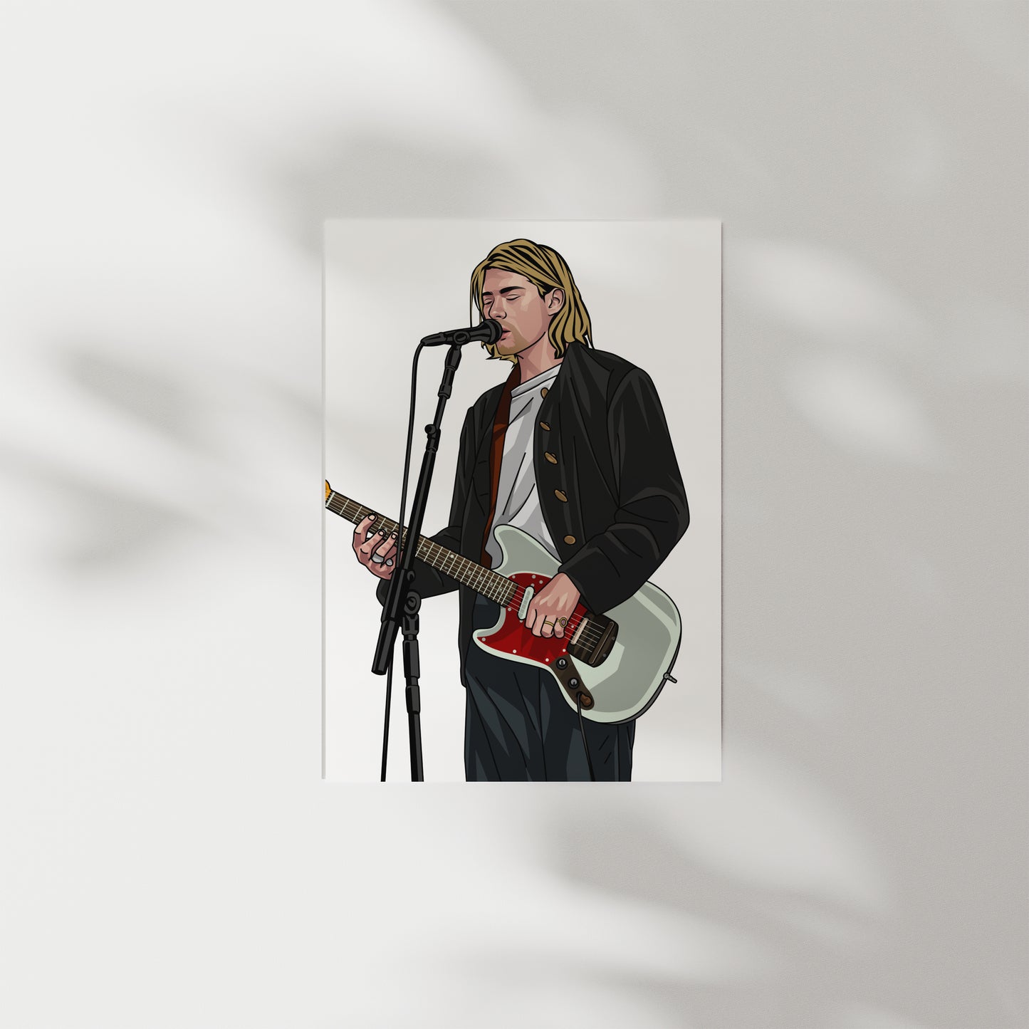 Kurt Cobain Nirvana Print