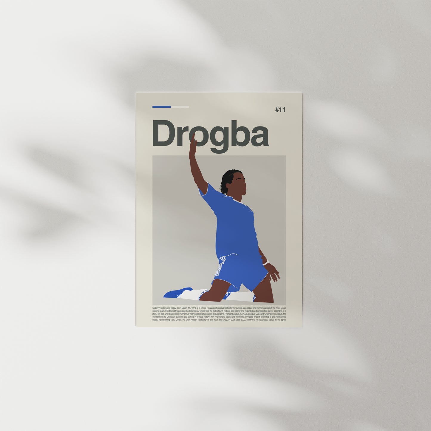 Didier Drogba Chelsea Print