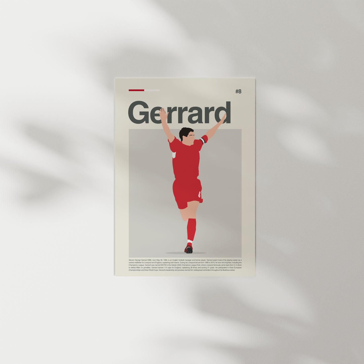 Steven Gerrard Liverpool Print