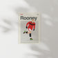 Wayne Rooney Man United Print