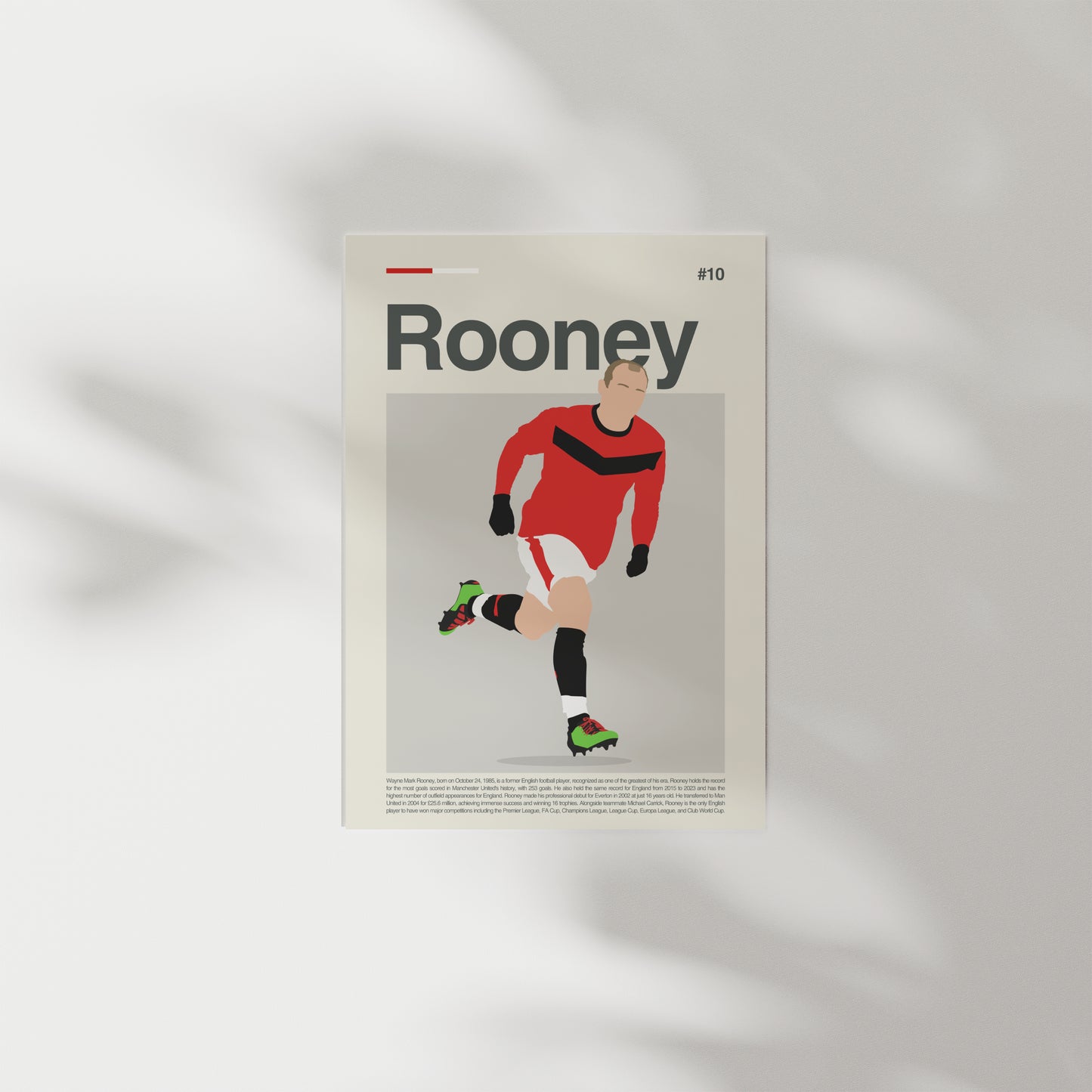 Wayne Rooney Man United Print