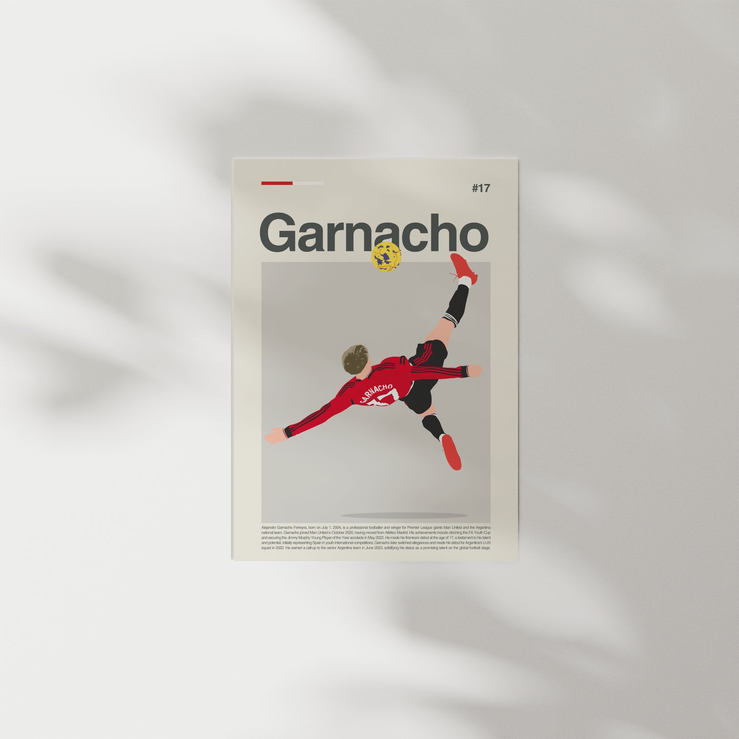 Garnacho Man United Print