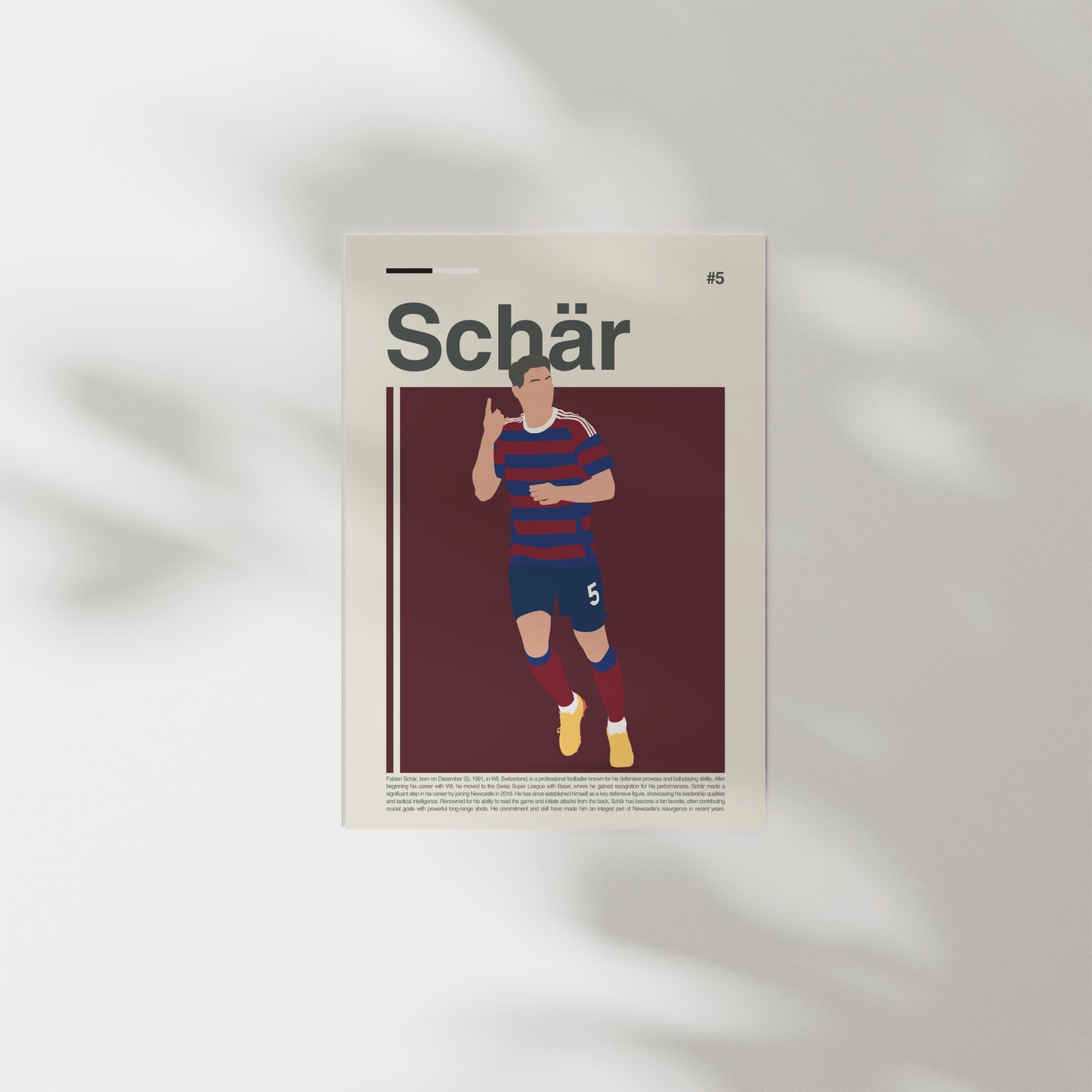 Fabian Schär Newcastle Print