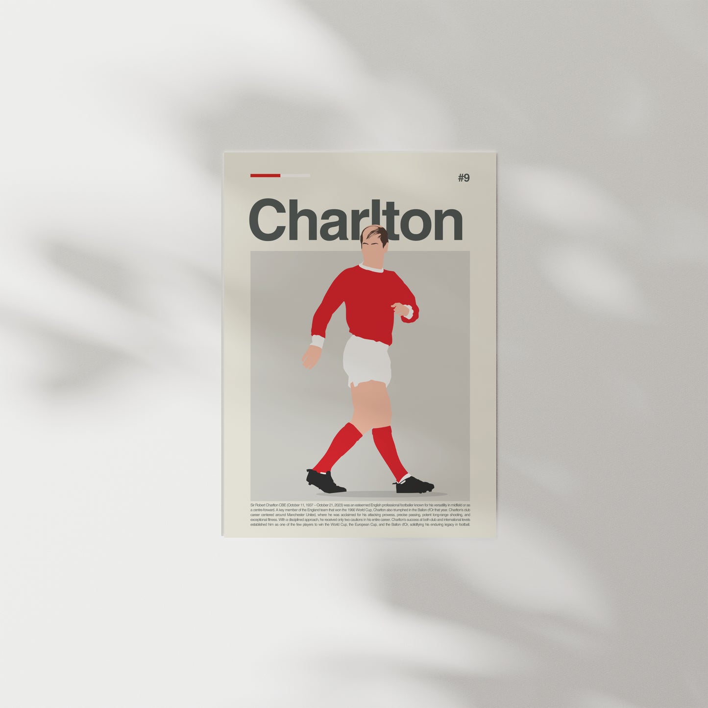 Sir Bobby Charlton Man United Print