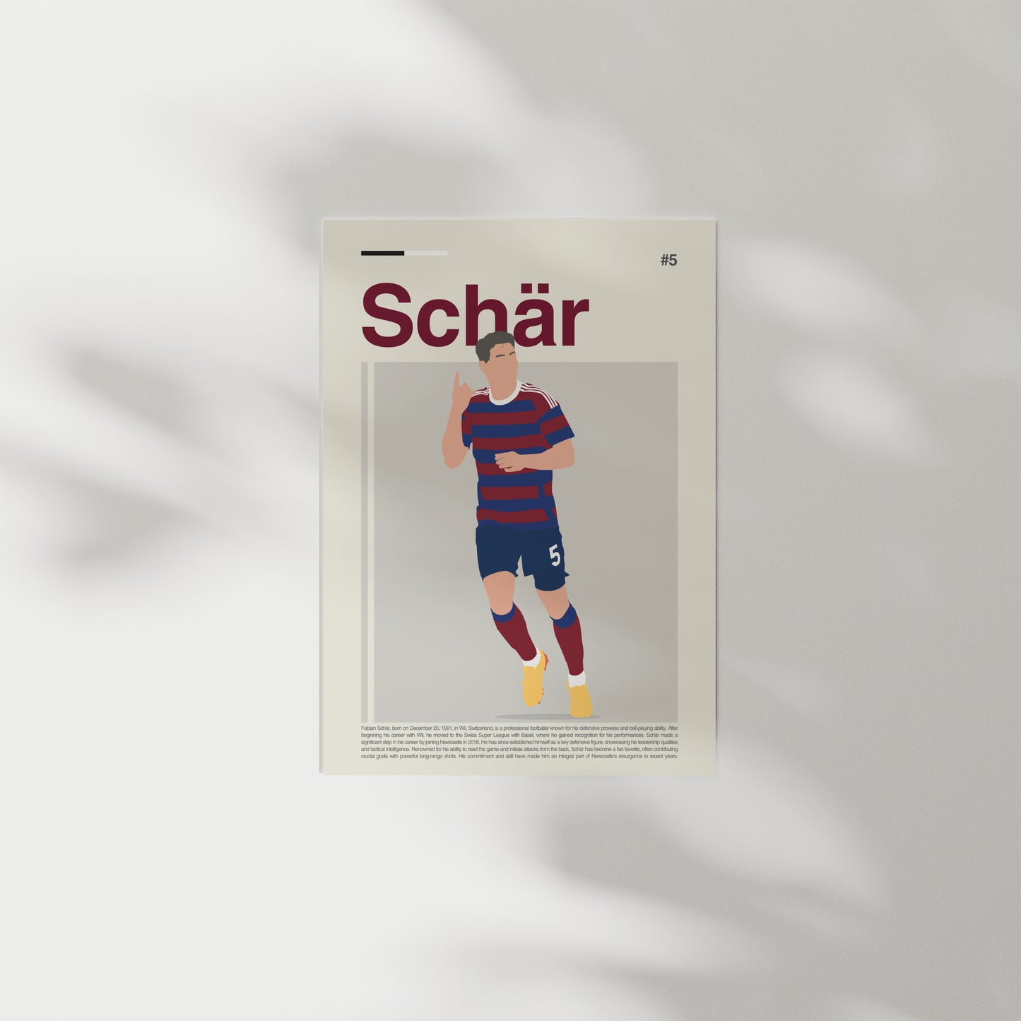 Fabian Schär Newcastle Print