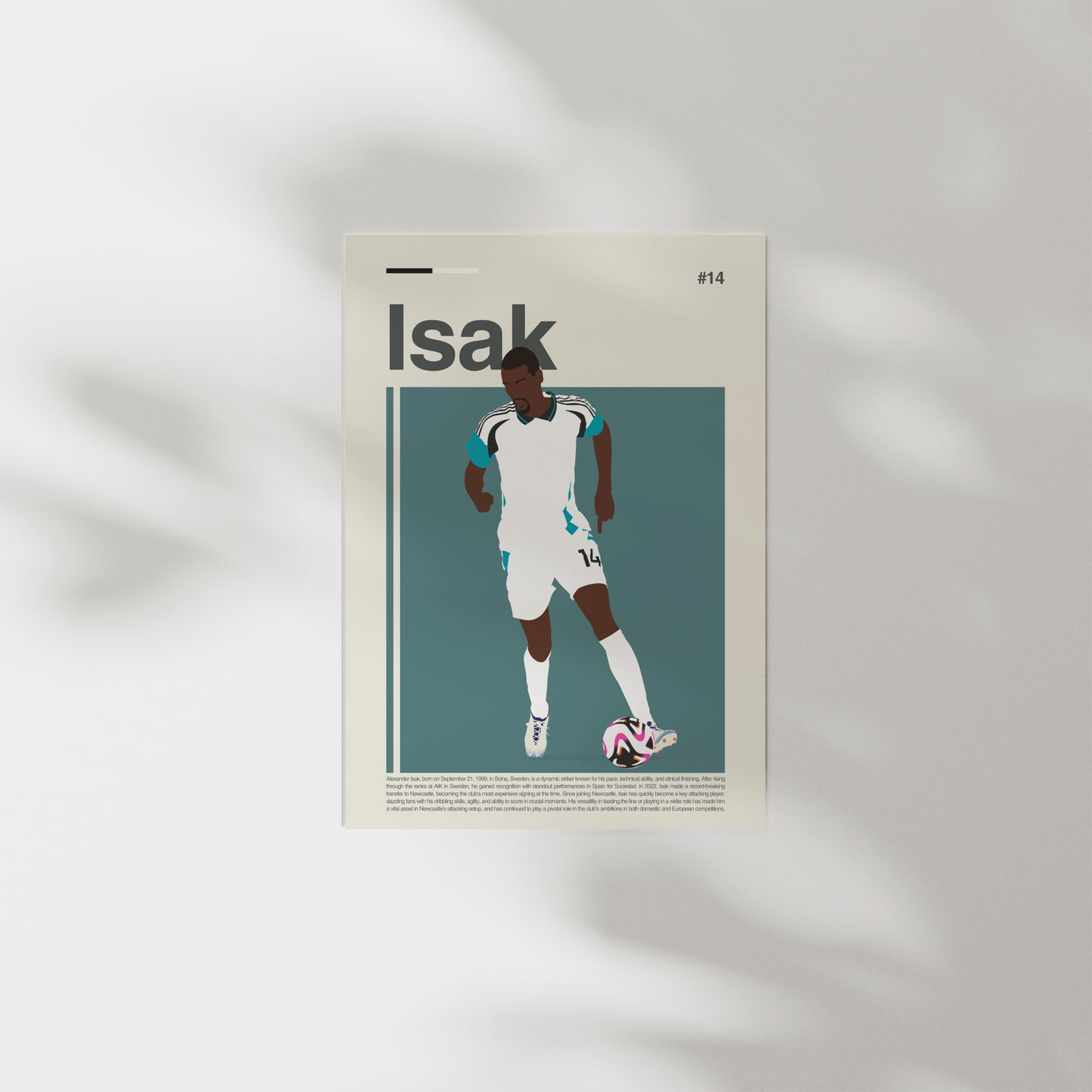 Alexander Isak Newcastle Print