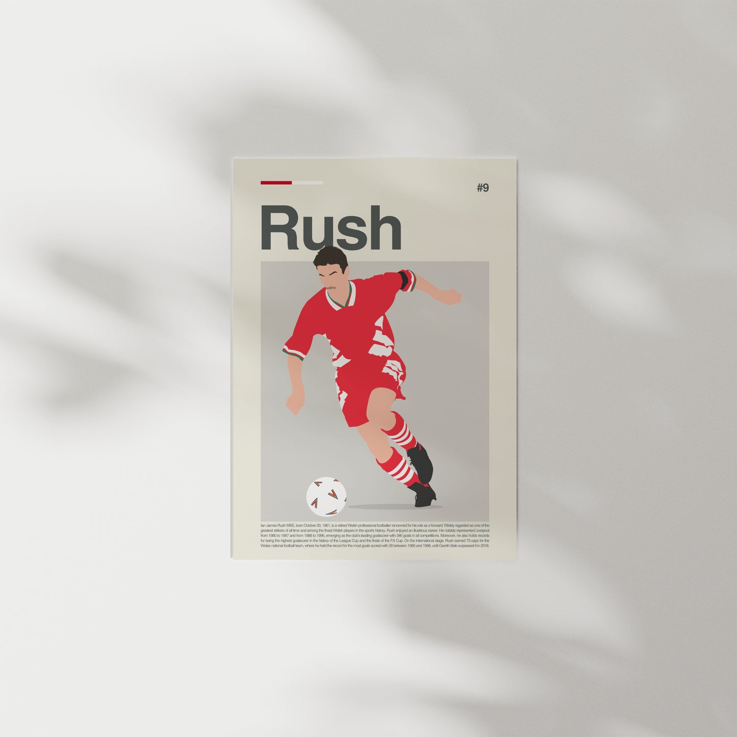 Ian Rush Liverpool Print