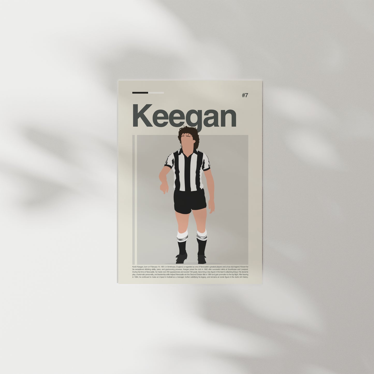 Kevin Keegan Newcastle Print