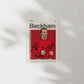 David Beckham Man United Print