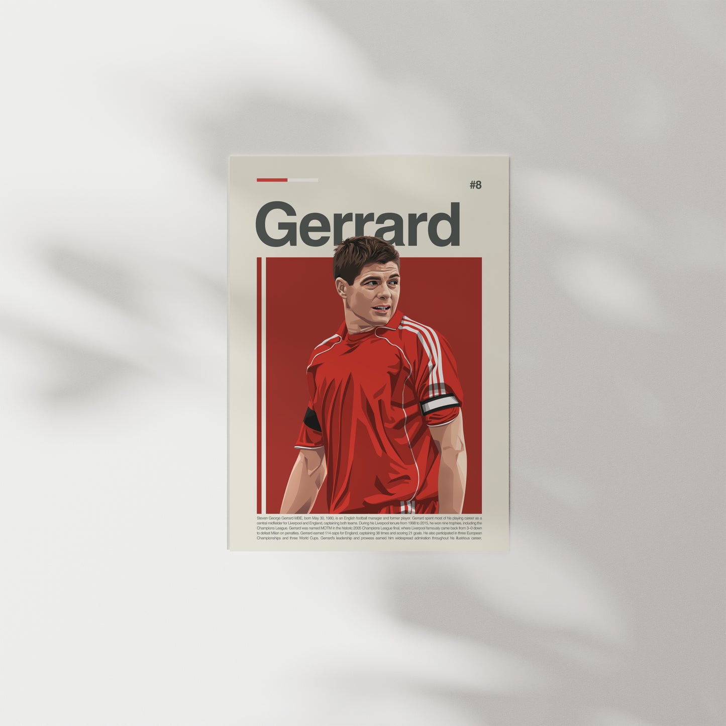Steven Gerrard Liverpool Print