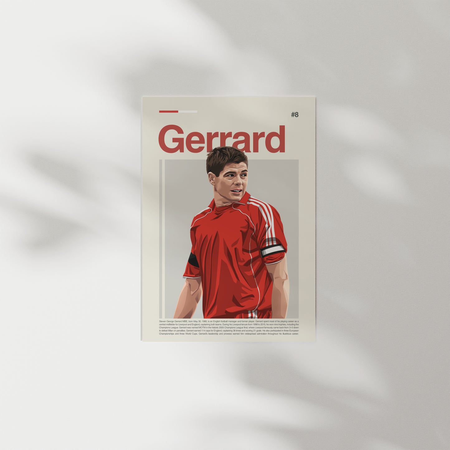 Steven Gerrard Liverpool Print