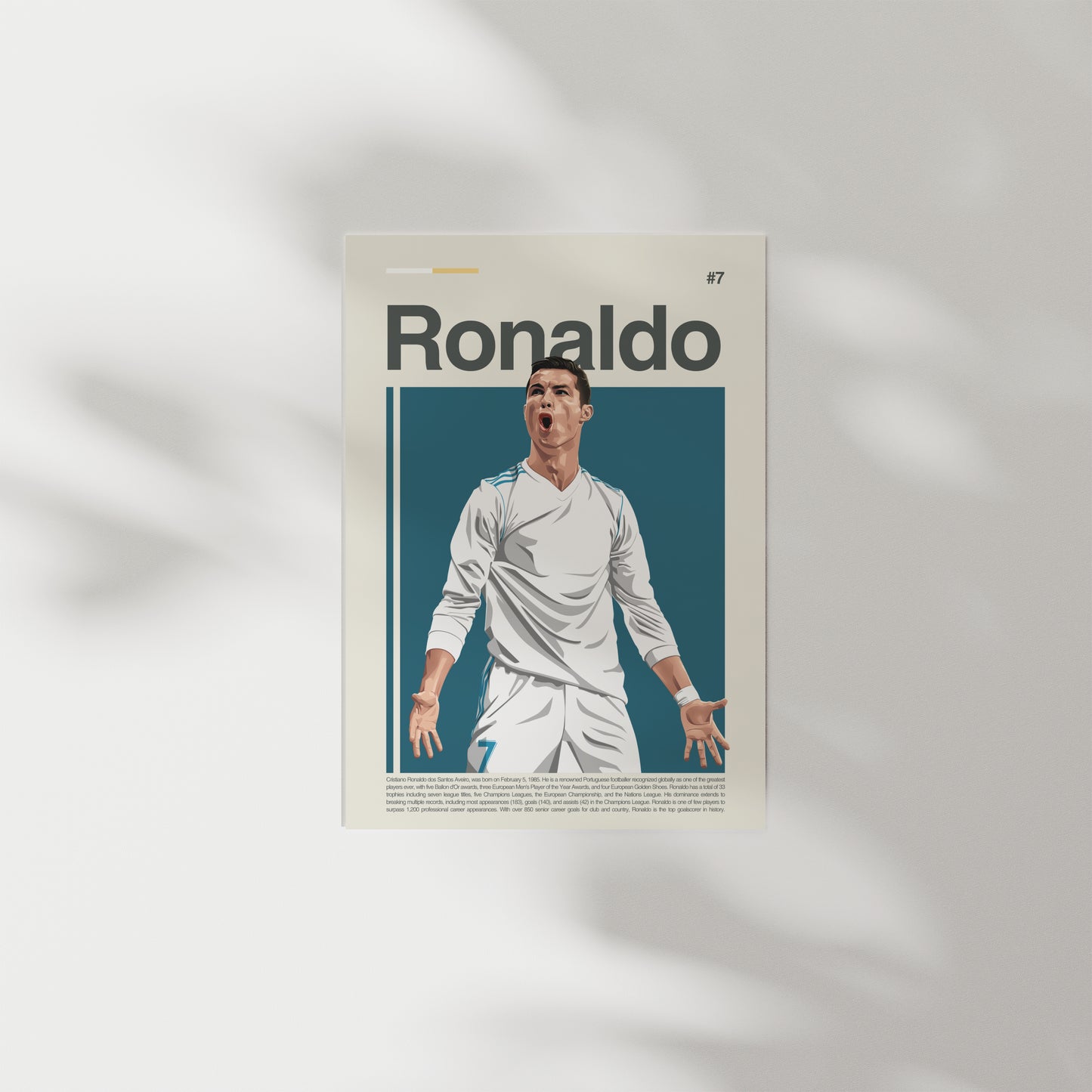 Cristiano Ronaldo Real Madrid Print