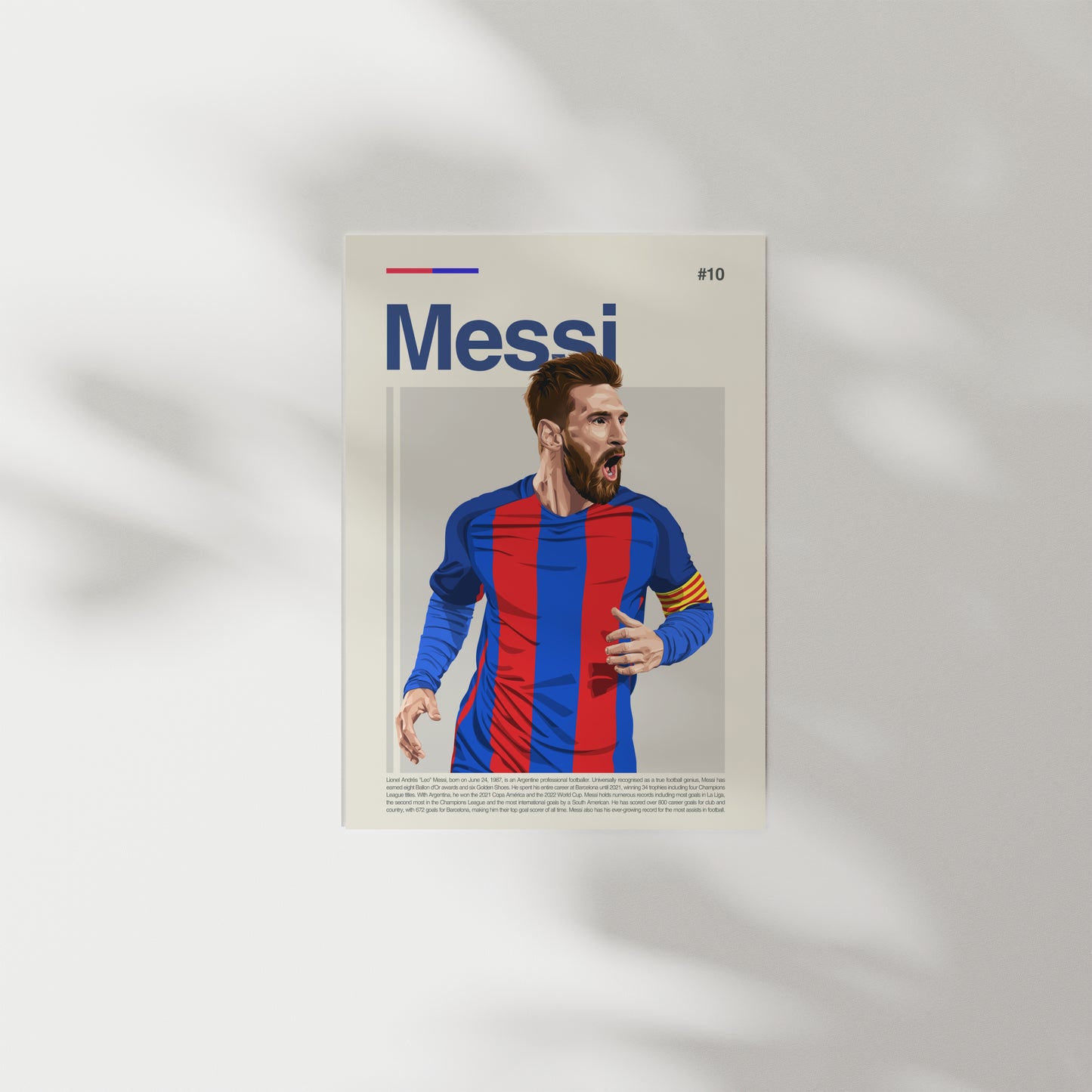 Lionel Messi Barcelona Print