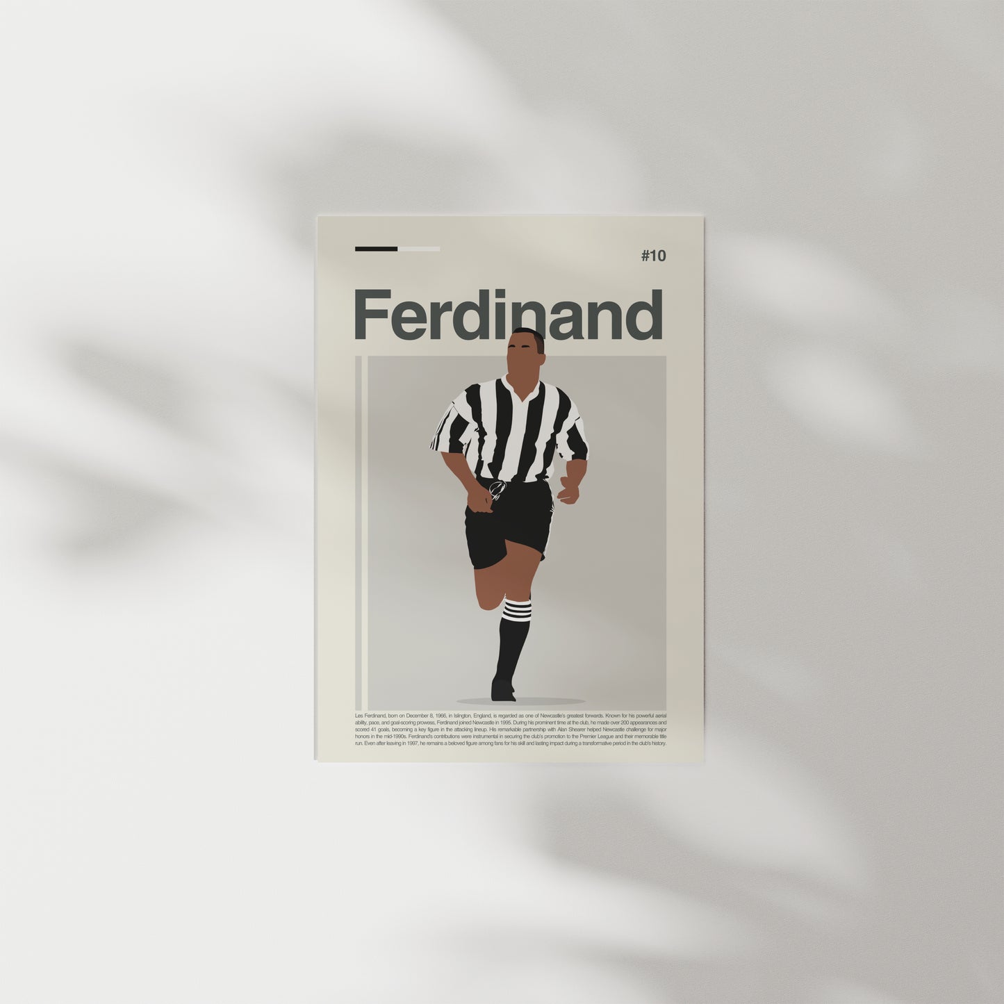 Les Ferdinand Newcastle Print